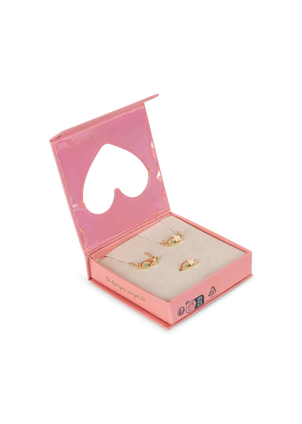 Konges Sløjd Rainbow Star Jewelry Set - Gold