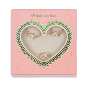 Konges Sløjd Rainbow Star Jewelry Set - Gold