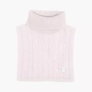 Livly Cable Knit Cashmere Scarf - light mauve