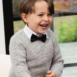 Livly Morgan Cashmere Crewneck - grey