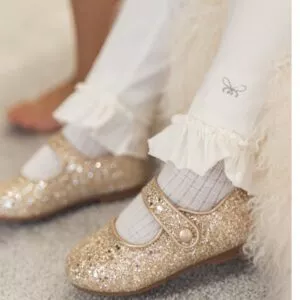 Livly Mary Jane Shoes - gold glitter