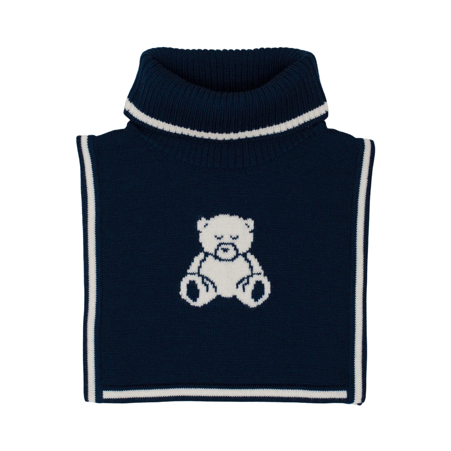 Livly Teddy Merino Pullover Scarf - navy