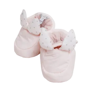 Livly Puffer Bunny Footies - pink