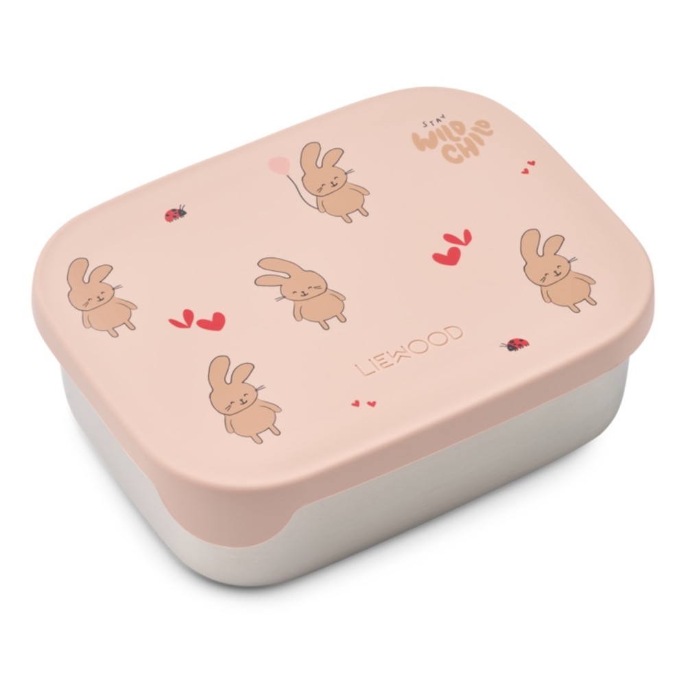 Liewood Arthur printed lunchbox - wild child/rosey