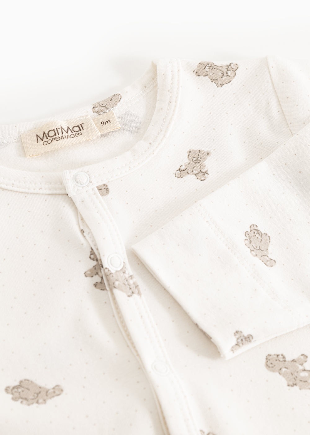 MarMar Ruka baby jumpsuit modal smooth print - teddybears