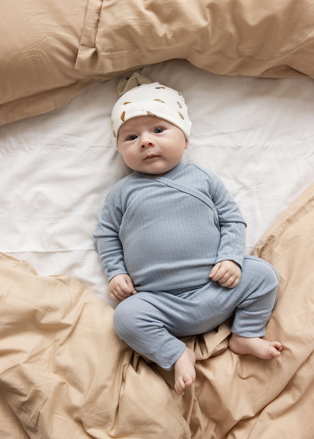 MarMar Belito newborn body micro modal - blue coast