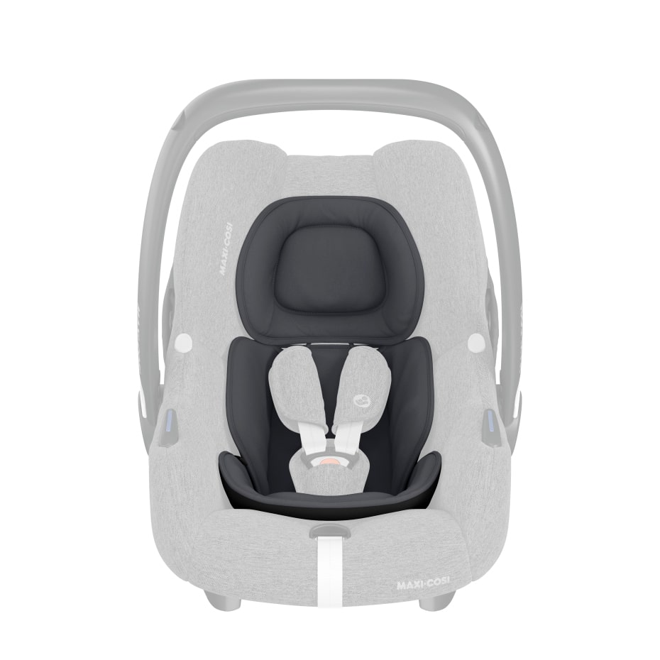 Maxi-Cosi CabrioFix i-Size i Select Grey, med nyfødtinnlegget Baby Hugg