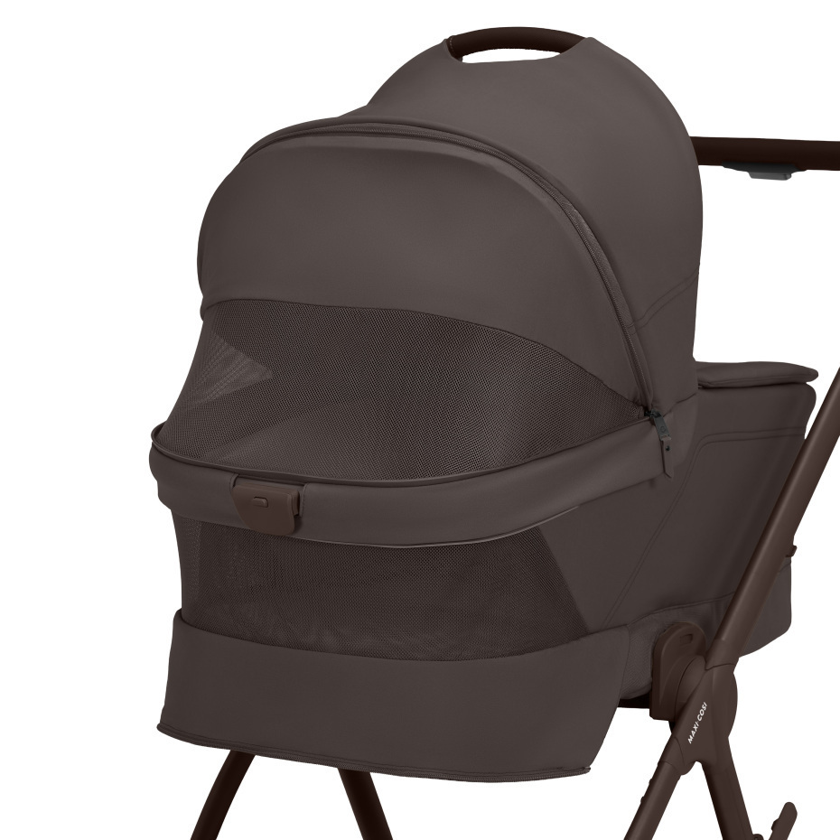 Nærbilde av liggedelen på Maxi-Cosi Oxford+ i Espresso Brown