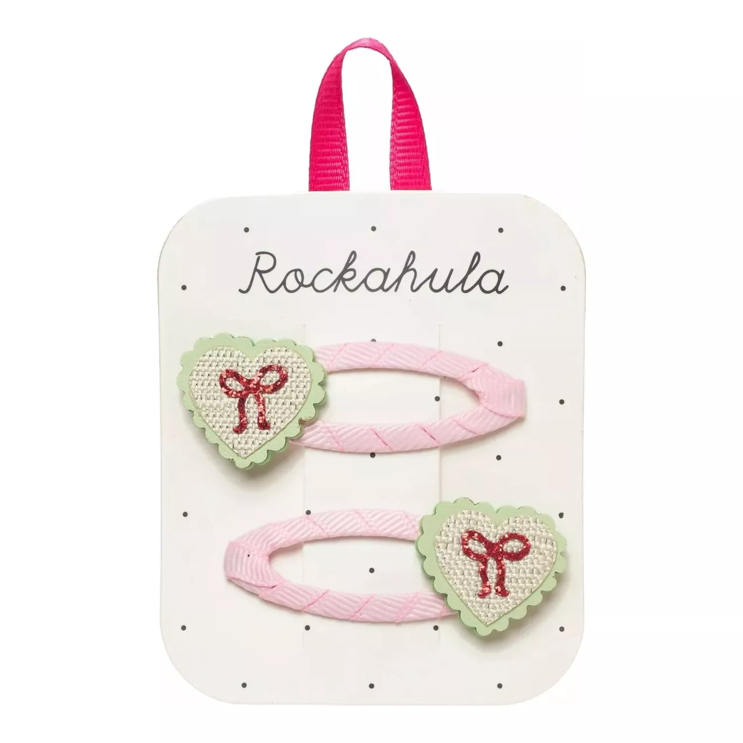 Rockahula Sweet Heart Bow Clips