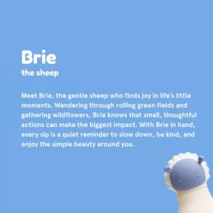 bestie water bottle - sheep