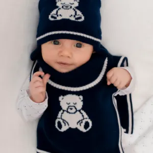 Alternative view of Livly Teddy Merino Pullover Scarf - navy