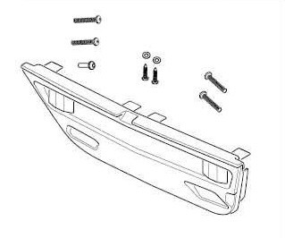 Plate footwell, double – Thule Chariot Sport 2 1500055271