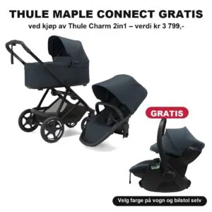 Thule Charm 2in1 inkl. GRATIS Thule Maple Connect babybilstol